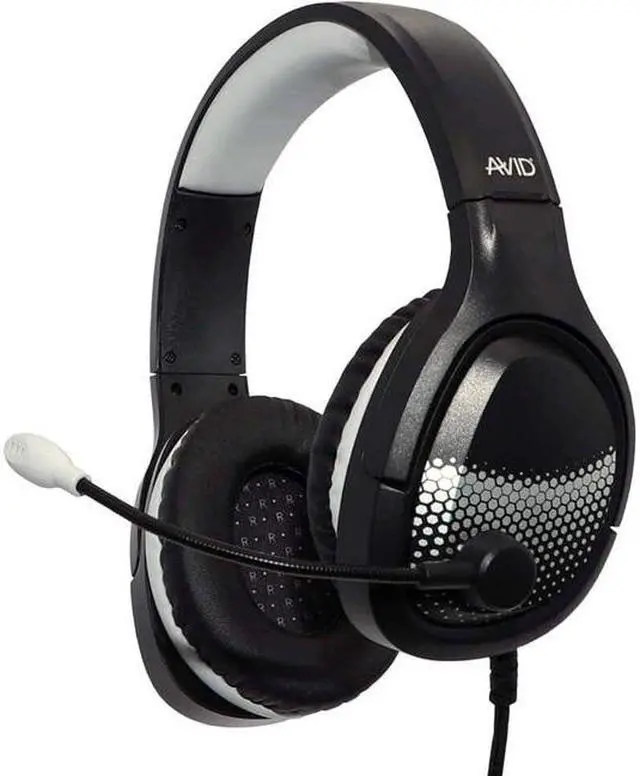 Alt view image 4 of 12 - AVID AE-79 Over-Ear passive Noise Reduction USB Headset - 2AE79KUSB (Black)