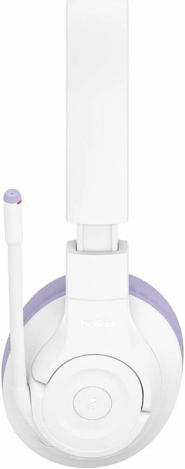 Alt view image 4 of 6 - Belkin AUD006btLV SoundForm Inspire Wireless Over-Ear Headset for Kids -  Lavender