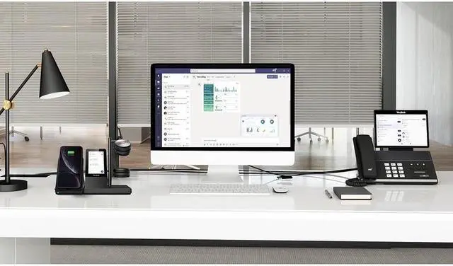 Alt view image 6 of 9 - Yealink WH66 Mono UC Workstation DECT Wireless Headset