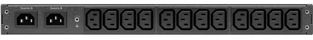 Alt view image 6 of 6 - APC by Schneider Electric NetShelter Automatic Transfer Switch - 12 x IEC 60320 C13 - 230 V AC - 10 A