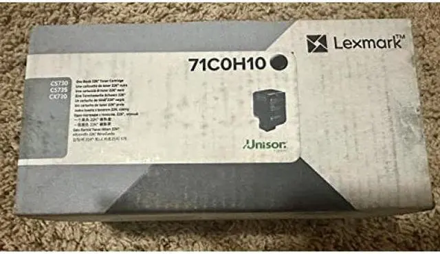 Alt view image 3 of 5 - Lexmark Original Laser Toner Cartridge Black Pack 71C0H10