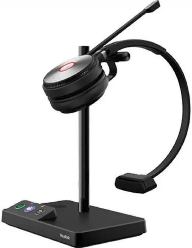 Alt view image 10 of 12 - Yealink WH62 Wireless DECT Mono Teams Headset (1308000) - Black
