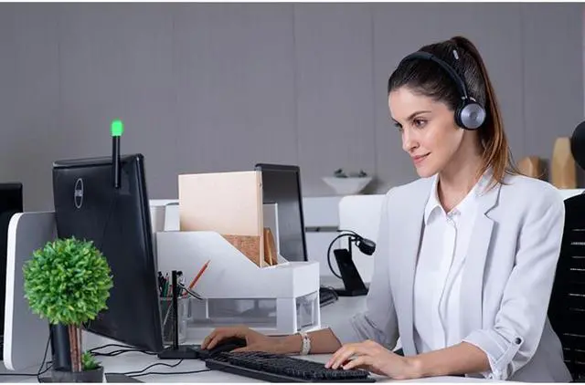 Alt view image 11 of 12 - Yealink WH62 Wireless DECT Mono Teams Headset (1308000) - Black