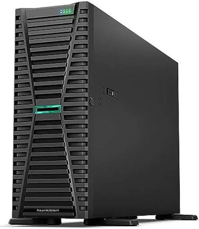 Alt view image 5 of 5 - HPE ProLiant ML350 G11 4U Tower Server - 1x Intel Xeon Gold (5416S 2.0 GHz) - 32GB RAM - Serial ATA, Serial Attached SCSI (SAS) Controller Intel C741 Chip - 800W P55953-001