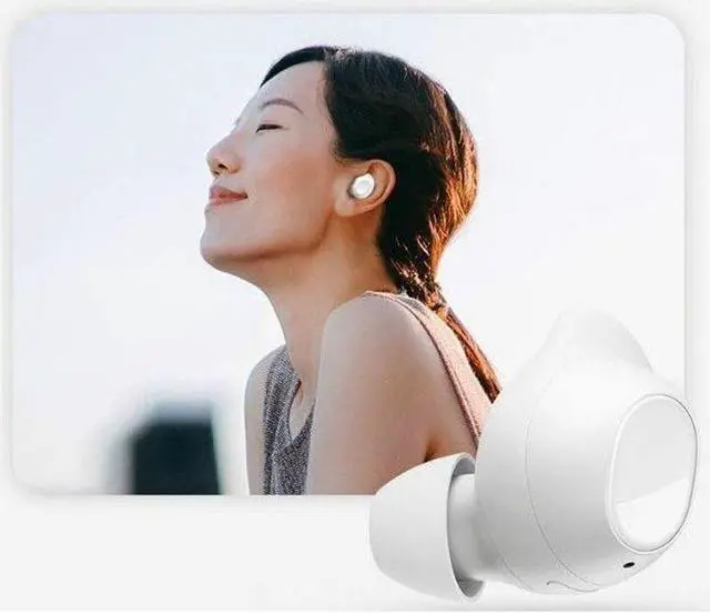 Alt view image 9 of 13 - Samsung Galaxy Buds FE True Wireless Bluetooth Earbuds SM-R400NZWAXAR - White