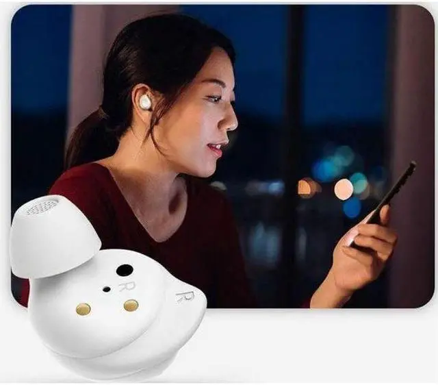 Alt view image 13 of 13 - Samsung Galaxy Buds FE True Wireless Bluetooth Earbuds SM-R400NZWAXAR - White