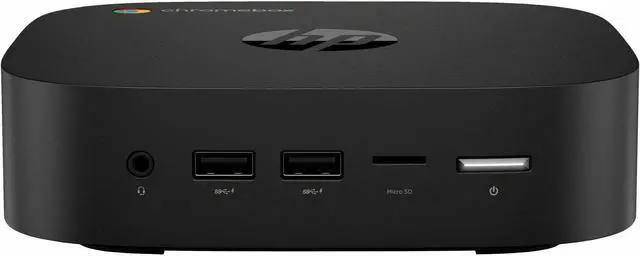 Alt view image 6 of 8 - HP Chromebox G4 Chromebox - Intel Celeron 7305 Penta-core (5 Core) 1.10 GHz - 4 GB RAM DDR4 SDRAM - 64 GB Flash Memory Capacity - Desktop Mini - Intel Chip - ChromeOS - Intel UHD Graphics DDR4 SDRAM -
