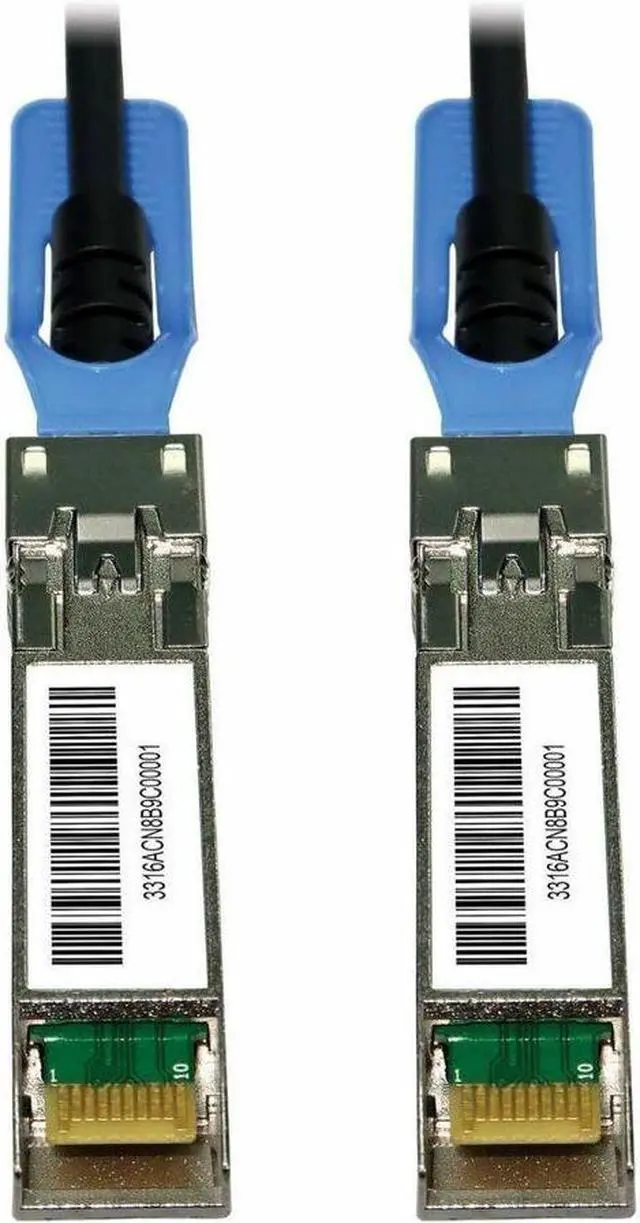 Alt view image 6 of 15 - Tripp Lite series SFP28 to SFP28 25GbE Passive Twinax Copper Cable, Black, 2m