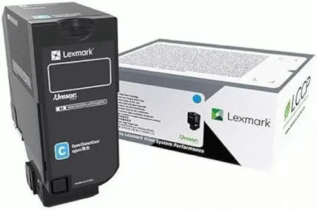 Alt view image 3 of 3 - Lexmark Original Laser Toner Cartridge Cyan Pack 71C0H20