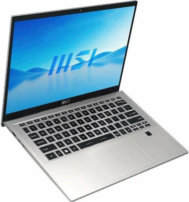 Alt view image 3 of 6 - MSI Prestige 14 H B12U Prestige 14H B12UCX-608US 14" Notebook - Full HD Plus - 1920 x 1200 - Intel Core i5 12th Gen i5-12500H 1.80 GHz - 16 GB Total RAM - 512 GB SSD - Urban Silver - Intel Chip -
