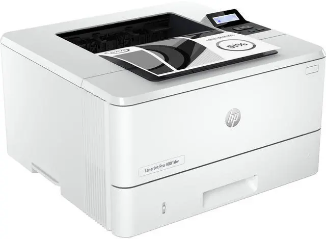 Alt view image 12 of 20 - HP LaserJet Pro 4001dw Laser Printer, Black And White Mobile Print Up to 80,000