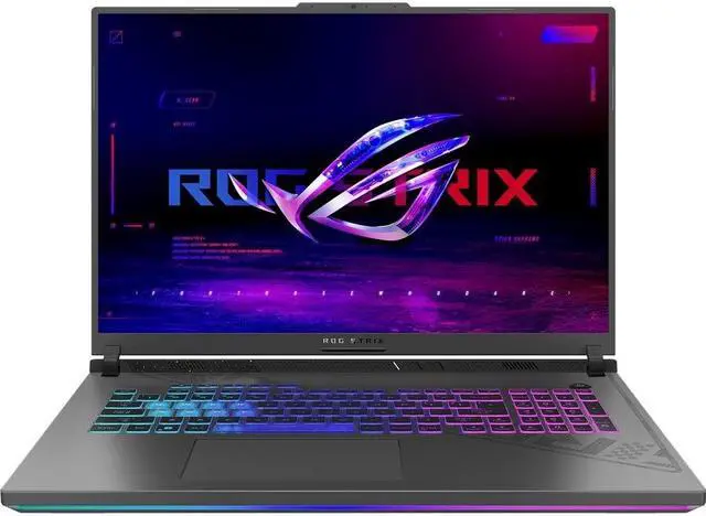 Alt view image 2 of 8 - ASUS ROG Strix G18 18" 240Hz QHD+ IPS Gaming Notebook Intel Core i9-13980HX 16GB RAM 1TB SSD NVIDIA GeForce RTX 4070 8GB Eclipse Gray
