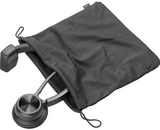 Alt view image 3 of 7 - Poly Voyager 4310 USB-C Headset - Siri, Google Assistant - Mono - USB Type A, USB Type C - Wired/Wireless - Bluetooth - 164 ft - 20 Hz - 20 kHz - On-ear - Monaural - Ear-cup - 4.92 ft Cable - Electret