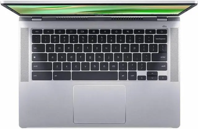 Alt view image 9 of 9 - acer Chromebook 314 CB314-4HT CB314-4HT-38SL 14" Touchscreen Chromebook - Full HD - 1920 x 1080 - Intel Core i3 i3-N305 Octa-core (8 Core) 1.80 GHz - 8 GB Total RAM - 128 GB SSD - Silver