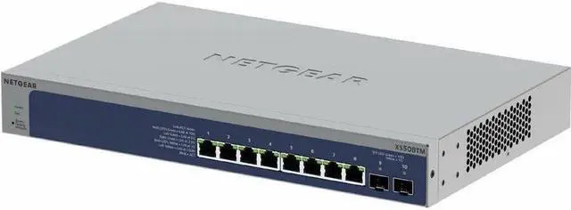 Alt view image 3 of 8 - NETGEAR 8-Port 10G/Multi-Gigabit Ethernet Smart Switch with 2 10G SFP+ Ports | XS508TM