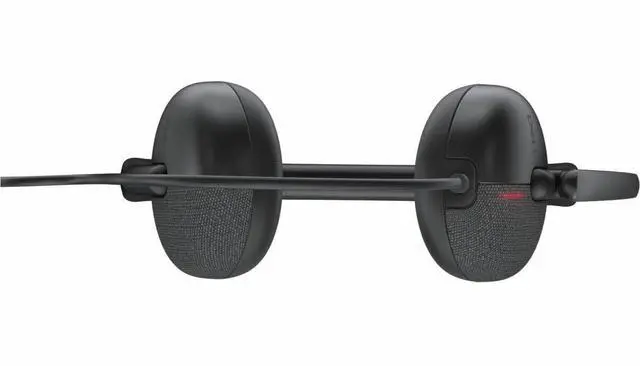 Alt view image 3 of 9 - Dell Wired Headset - WH3024 - Stereo - USB Type C - Wired - 20 Hz - 20 kHz - On-ear, Over-the-head - Binaural - Ear-cup - 6.56 ft Cable - Uni-directional, Noise Cancelling Microphone - Noise Canceling