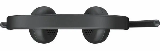 Alt view image 6 of 9 - Dell Wired Headset - WH3024 - Stereo - USB Type C - Wired - 20 Hz - 20 kHz - On-ear, Over-the-head - Binaural - Ear-cup - 6.56 ft Cable - Uni-directional, Noise Cancelling Microphone - Noise Canceling