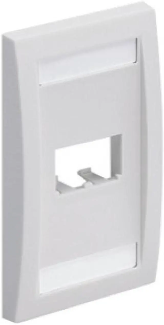 Alt view image 4 of 4 - Faceplate, Single Gang, 2 Ports, White