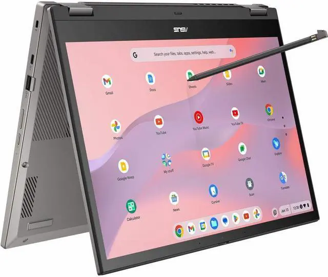 Alt view image 12 of 17 - ASUS Chromebook Vibe CX34 Flip Chromebook Intel Core i5 12th Gen 1235U (1.30GHz) 16 GB Memory 256 GB PCIe SSD 14.0" Touchscreen Chrome OS CX3401FBA-YZ566T-S