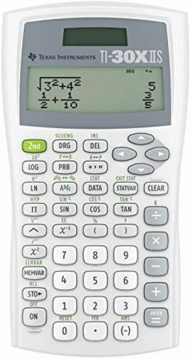 Alt view image 5 of 7 - TEXAS INSTRUMENTS 30XIIS/TBL/1L1/BE TI30XIIS White