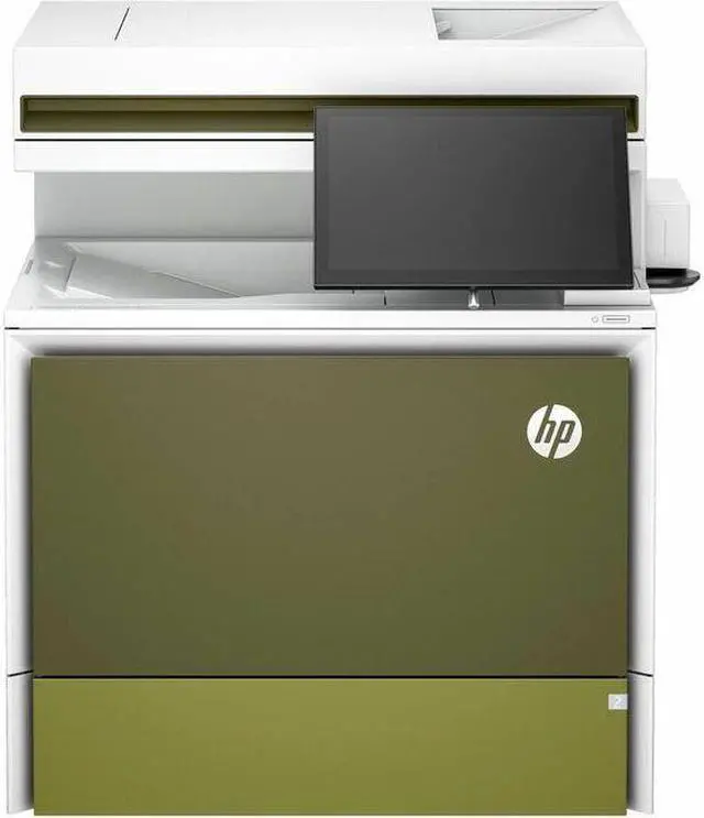 Alt view image 8 of 10 - HP Color LaserJet Enterprise Flow MFP 5800zf Laser Printer, Color Mobile Print,