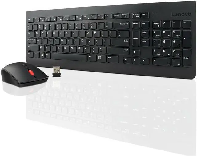 Alt view image 3 of 19 - Lenovo Wireless Keyboard Mouse Combo