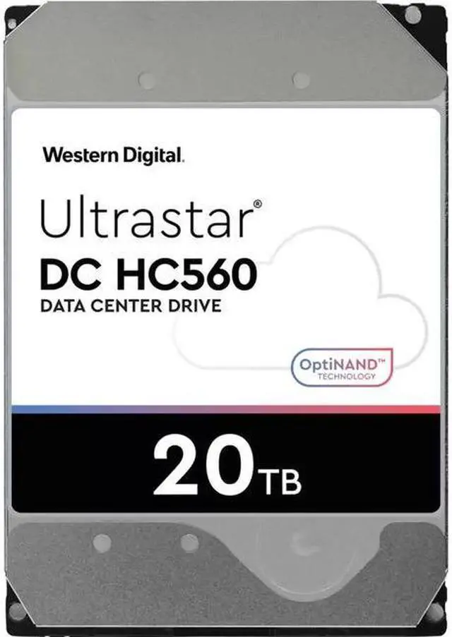 Main image of Western Digital Ultrastar DC HC560 0F38785 20 TB Hard Drive 3.5" Internal SATA