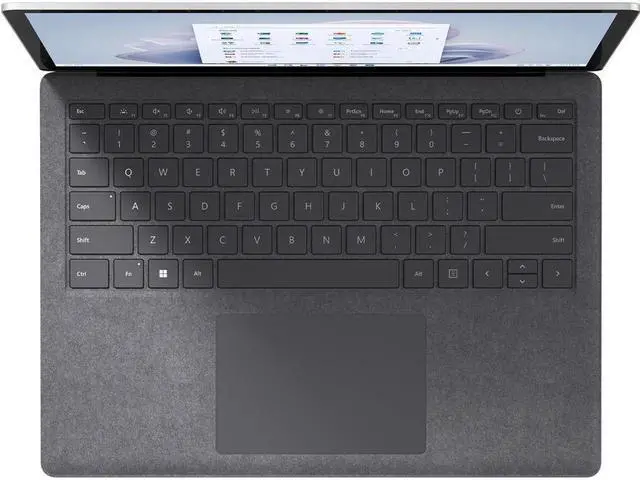 Alt view image 6 of 10 - Microsoft Surface Laptop 5 - 13.5" PixelSense Display - Intel Core i7 12th Gen 1265U (1.80GHz) - 16GB Memory - 512 GB SSD - Intel Iris Xe Graphics  - Windows 10 Pro - Platinum - TAA  RBT-00001