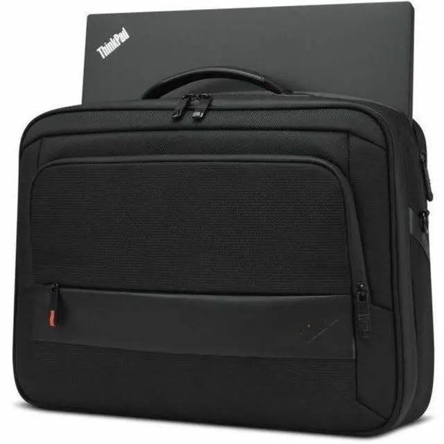 Alt view image 2 of 20 - Lenovo Carrying Case for 16" Lenovo Notebook, Accessories, Workstation, Chromebook - Black - Wear Resistant, Tear Resistant, Water Resistant, Water Proof Zipper - Recycled Polyethylene Terephthal