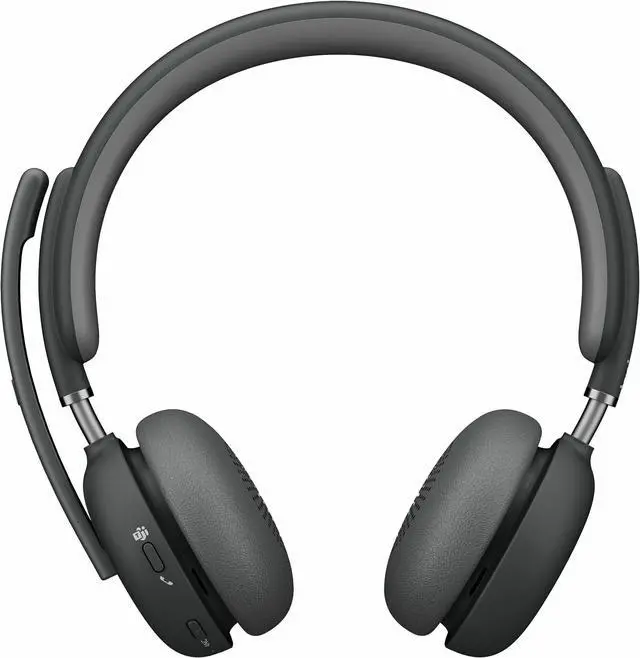 Alt view image 6 of 14 - Logitech Zone Wireless 2 Headset - Wireless - Bluetooth - 164 ft - 20 Hz - 20 kHz - Over-the-head - Omni-directional, MEMS Technology Microphone - Graphite