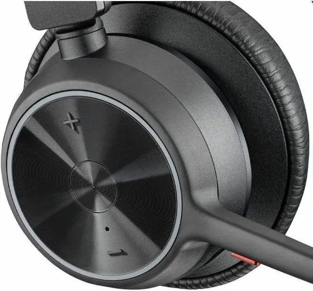 Alt view image 6 of 8 - Poly VOYAGER 4300 UC 4320 Headset - Stereo - USB Type A - Wired/Wireless - Bluetooth - 164 ft - 20 Hz - 20 kHz - Over-the-head - Binaural - Ear-cup - 4.92 ft Cable - Noise Cancelling MicrophoneTAA Com