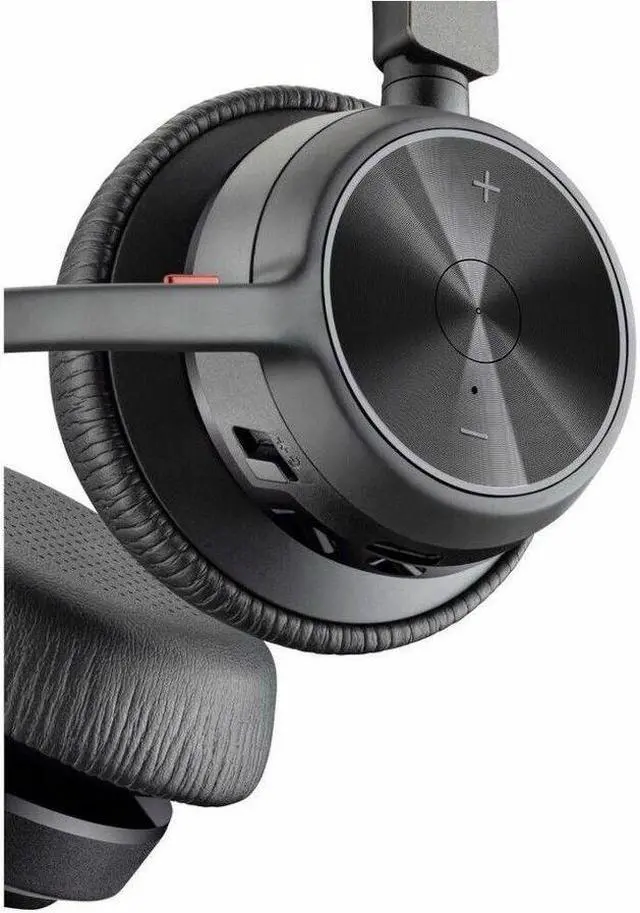 Alt view image 7 of 8 - Poly VOYAGER 4300 UC 4320 Headset - Stereo - USB Type A - Wired/Wireless - Bluetooth - 164 ft - 20 Hz - 20 kHz - Over-the-head - Binaural - Ear-cup - 4.92 ft Cable - Noise Cancelling MicrophoneTAA Com