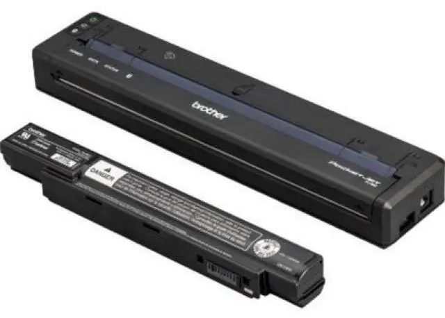 Alt view image 3 of 9 - Brother PocketJet 8 Mobile Direct Thermal Printer - Monochrome - Portable - Label Print - USB - Bluetooth-8.50" Print Width - 3 in/s Mono - 300 dpi - For iOS, Android, PC, SPARC Model PJ863L