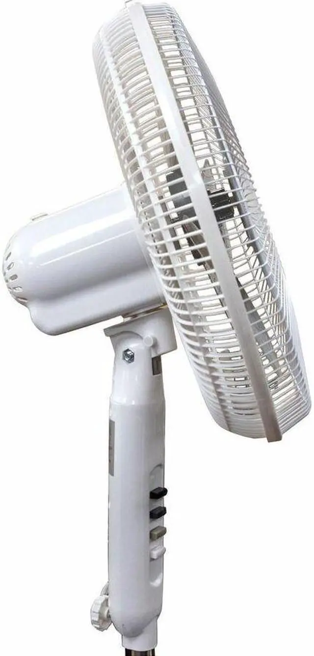Alt view image 3 of 5 - Seasons Comfort 16 Inch Oscillating Fan With Pedestal Base Electric Pedestal Fan