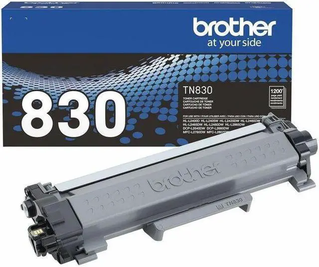 Alt view image 2 of 10 - Brother TN830 Toner Cartridge Standard Yield Black