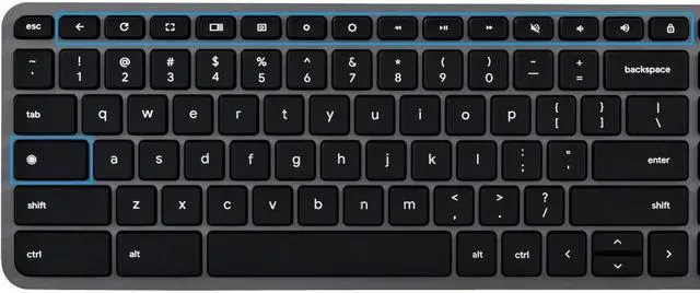 Alt view image 7 of 9 - V7 Bluetooth Keyboard and Mouse Combo Chromebook Edition - Wireless Bluetooth 5.2 Keyboard - English (US) - Black - Wireless Bluetooth Mouse - Optical - 1000 dpi - 3 Button - Black - Menu Launcher, Sc