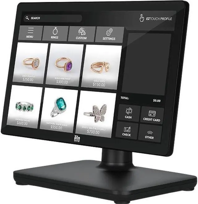 Alt view image 4 of 10 - Elo 15-inch 16:9 EloPOS System E939305