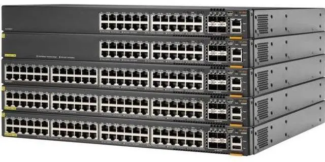 Main image of Aruba 6200M 24G Class4 PoE 4SFP+ Switch - 24 Ports - Manageable - 10 Gigabit Ethernet, Gigabit Ethernet - 10/100/1000Base-T, 10GBase-X - 3 Layer Supported - Modular - 60 W Power Consumption - 740 W Po