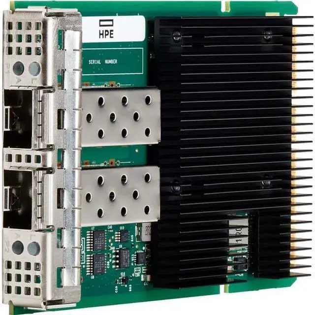 Alt view image 2 of 2 - HPE P26256-B21 Broadcom BCM57412 Ethernet 10Gb 2-port SFP+ OCP3 Adapter for HPE