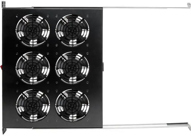 Alt view image 14 of 17 - Tripp Lite Fan Tray for 19in Racks - 6 120V High-Performance Fans - 576 CFM - C14 Inlet - 1URM SRFANTRAY6