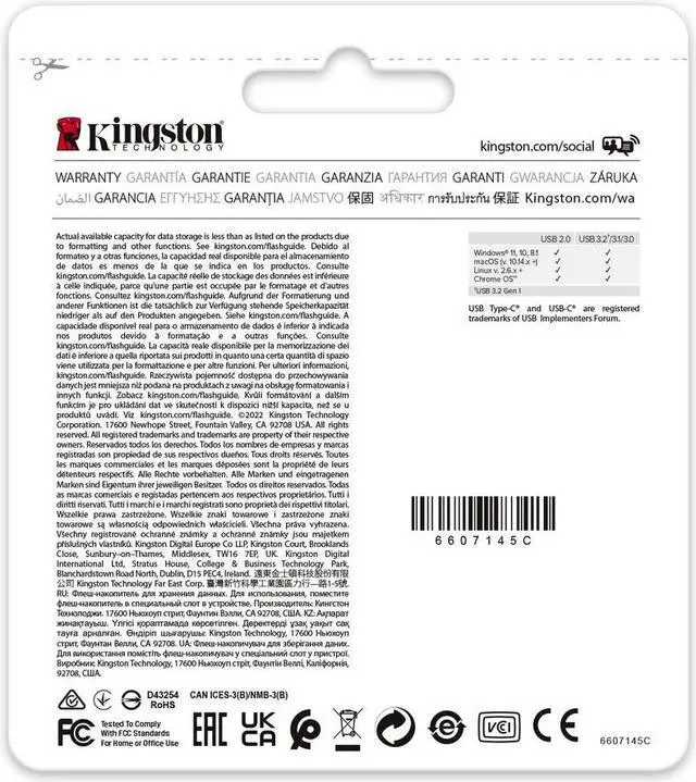Alt view image 13 of 15 - Kingston DataTraveler 80 M 128GB USB 3.2 Gen 1 Type C Flash Drive DT80M128GB