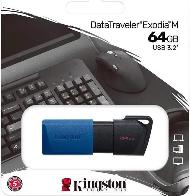 Alt view image 11 of 12 - Kingston DataTraveler Exodia M USB Flash Drive DTXM64GB