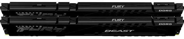 Alt view image 7 of 19 - Kingston FURY Beast 64GB (2 x 32GB) 288-Pin PC RAM DDR5 5200 (PC5 41600) Memory (Desktop Memory) Model KF552C40BBK2-64