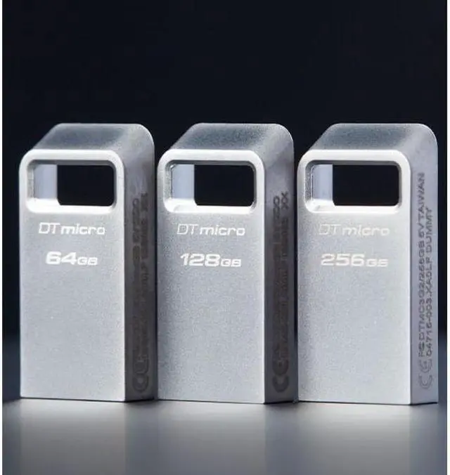 Alt view image 19 of 20 - Kingston DataTraveler Micro USB Flash Drive DTMC3G2256GB