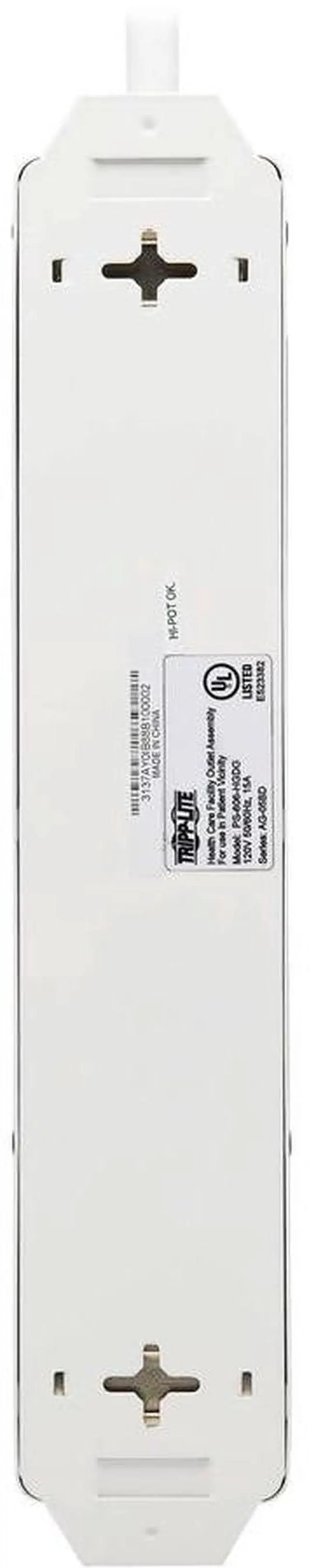 Alt view image 9 of 19 - Tripp Lite Medical Power Strip 6-outlet 6ft Cord Health Care Facility Outlet Assemblies