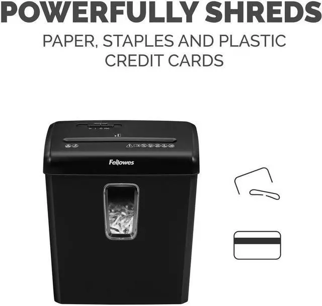 Alt view image 13 of 14 - Fellowes Powershred P30-C 6-Sheet Crosscut Shredder (6008004) FLW6008002