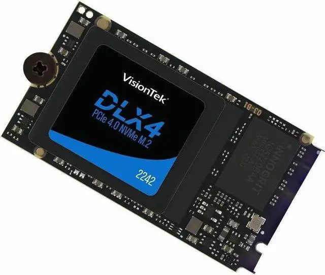 Alt view image 8 of 10 - VisionTek DLX4 1TB 2242 M.2 PCIe 4.0 x4 SSD (NVMe) Opal 2.0 SED 901703