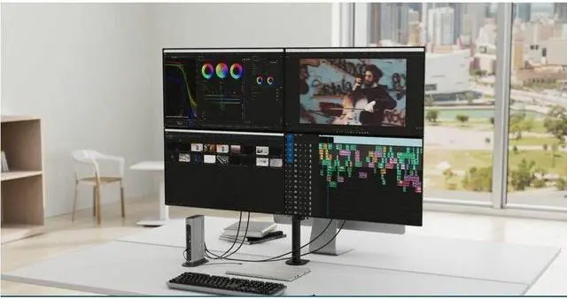 Alt view image 5 of 9 - Kensington SD5800T Thunderbolt 4 and USB4 Quad Video Docking Station - for Notebook/Tablet PC/Monitor - Charging Capability - Memory Card Reader - SD, microSD - 170 W - Thunderbolt 4 - 4 Displays Supp
