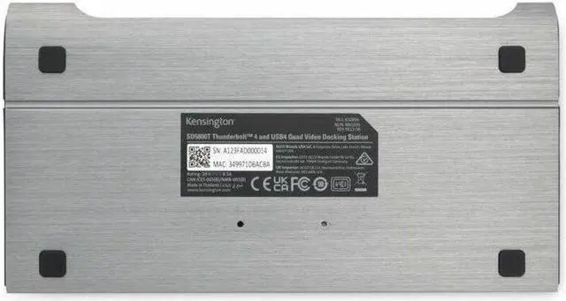 Alt view image 6 of 9 - Kensington SD5800T Thunderbolt 4 and USB4 Quad Video Docking Station - for Notebook/Tablet PC/Monitor - Charging Capability - Memory Card Reader - SD, microSD - 170 W - Thunderbolt 4 - 4 Displays Supp