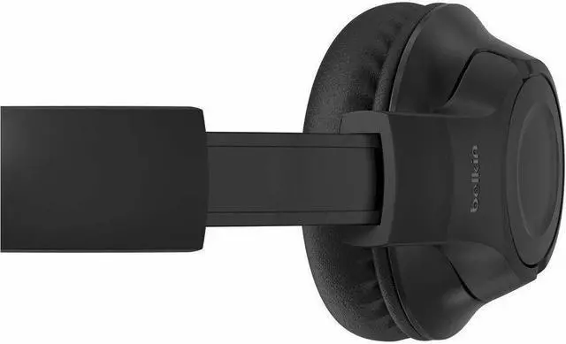 Alt view image 6 of 8 - Belkin SoundForm Inspire Wireless Over-Ear Headset for Kids with Mic - Black